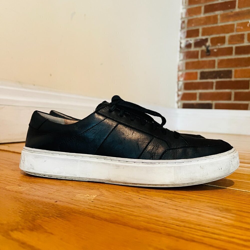 Vince Leonard Leather Platform Sneakers Size 9.5 - Picture 5 of 16